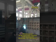 Ελεγχόμενο από PLC Μηχανή ανακύκλωσης μετάλλων Ατομική 800 τόνων Δύναμη 700 * 700mm